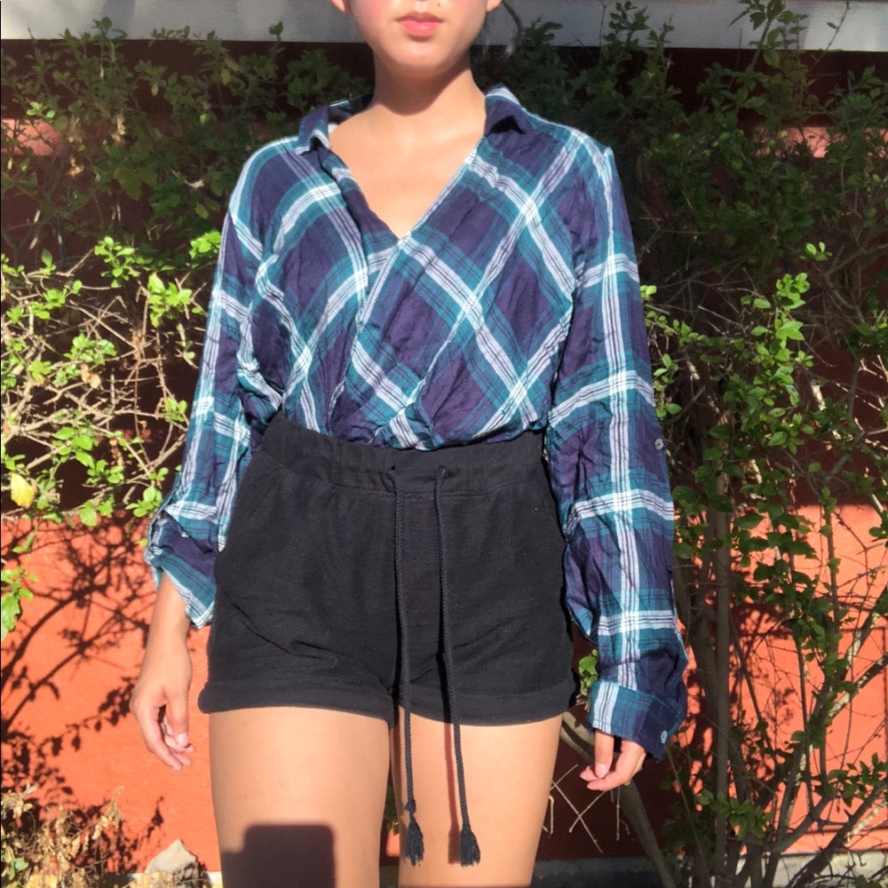 NWT: Francesca’s Plaid Shirt